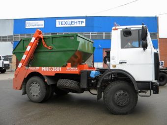 Аренда и услуги мусоровоза/бункеровоза МАЗ МКС-3501 - 8 м3 (9 тонн) МАЗ МКС-3501 - 8 м3 (9 тонн)