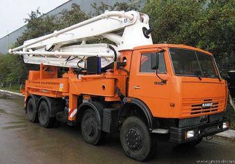 Аренда и услуги бетононасоса КАМАЗ АБН 75/37 - 37 м КАМАЗ АБН 75/37 - 37 м
