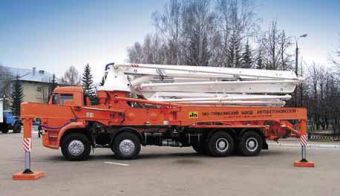 Аренда и услуги бетононасоса КАМАЗ АБН 75/42 - 42 м КАМАЗ АБН 75/42 - 42 м